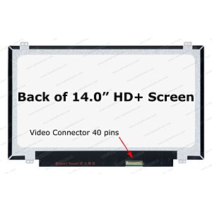Laptop display 14.0 inch HD+ 1600x900  B140RW02 with brakets 40 pin