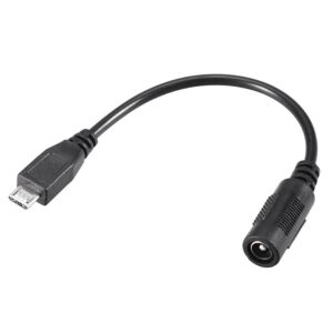 Cablu adaptor Micro USB male la DC 5.5x2.1 female