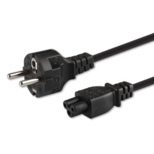 Power cord 3 pins 1.2 m black 10A Savio