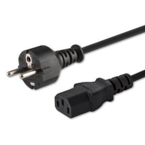 Monitor power cable, PC 1.2 m black 2A Savio