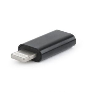 Adapter Gembird USB-C to Apple Lightning Iphone 8PIN (male) Black