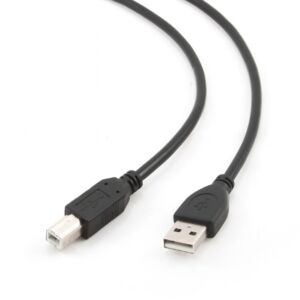 Cable Gembird USB-C to USB-B 3A 1.8 M black