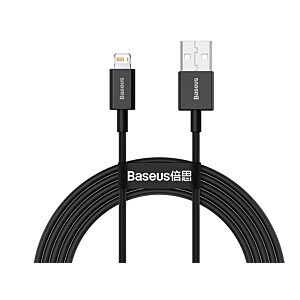 USB Male to Lightning Male Baseus Superios CALYS-C01 2m black cable