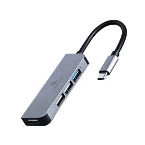 Hub USB-C Gembird 4 port  (1 x USB 3.1 + 3 x USB 2.0)