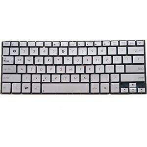 Laptop keyboard for ASUS ZENBOOK UX31 UX31A UX32VD silver with power button