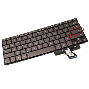 Laptop keyboard for Asus Zenbook UX21 UX21A  maro fara rama model 0KNB0-1620US00