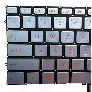 Laptop keyboard Asus Vivobook 14 15 S14 S431F S431FA S431FL blue