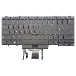Laptop keyboard DELL LATITUDE E7450 7490 7480 5480 5470 E7470 3350 E7470 backlit  dual point