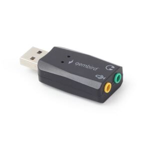 Premium sound card, USB, Gembird Virtus Plus, 3.5 mm jack connectors