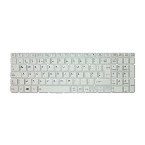 Laptop keyboard for Toshiba L50-C C55-C C50-C white model UK