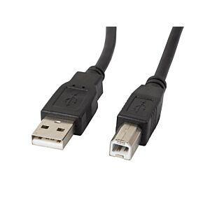 Cable Lanberg USB-A to USB-B 2.0 1M