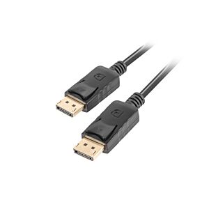 0.5m Cable Lanberg Displayport M/M 19 PIN V1.2 0.5M 4K negru