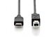 Cable Digitus USB-C to USB-B 3A 1.8 M black