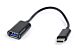 OTG Adapter Gembird USB-C (M) 2.0 to USB-A (F) black