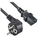 Power supply cable for Monitor, PC 1.8 m black PC-186